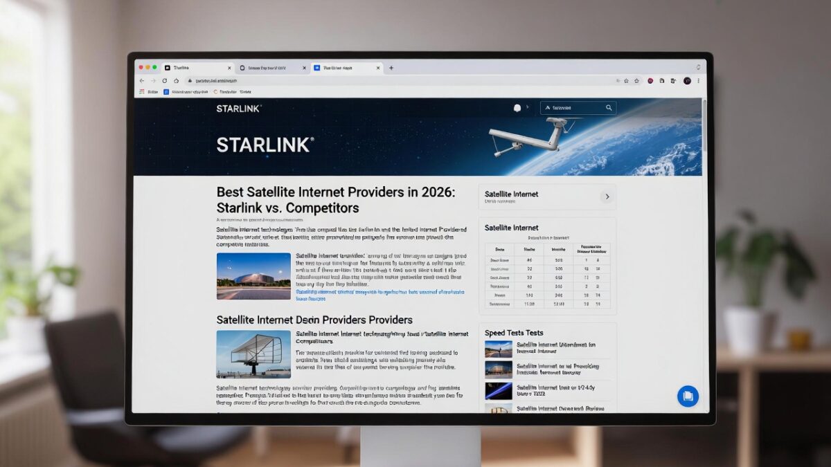 Best Satellite Internet Providers in 2026: Starlink vs. Competitors