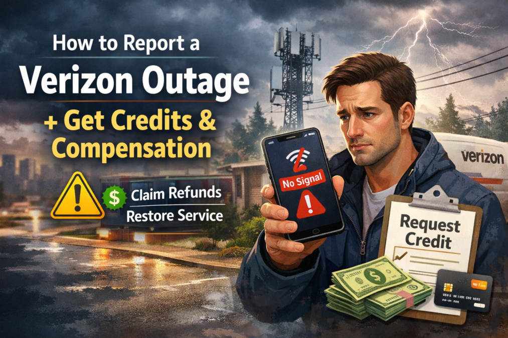 How to Report a Verizon Outage + Get Credits & Compensation