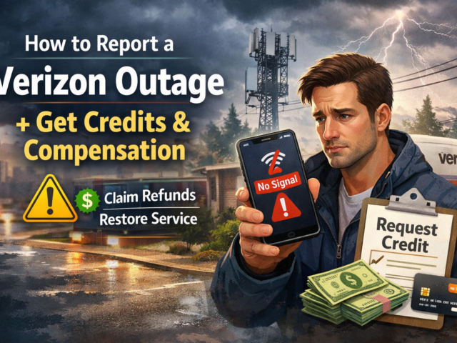 How to Report a Verizon Outage + Get Credits & Compensation (Step-by-Step Guide)